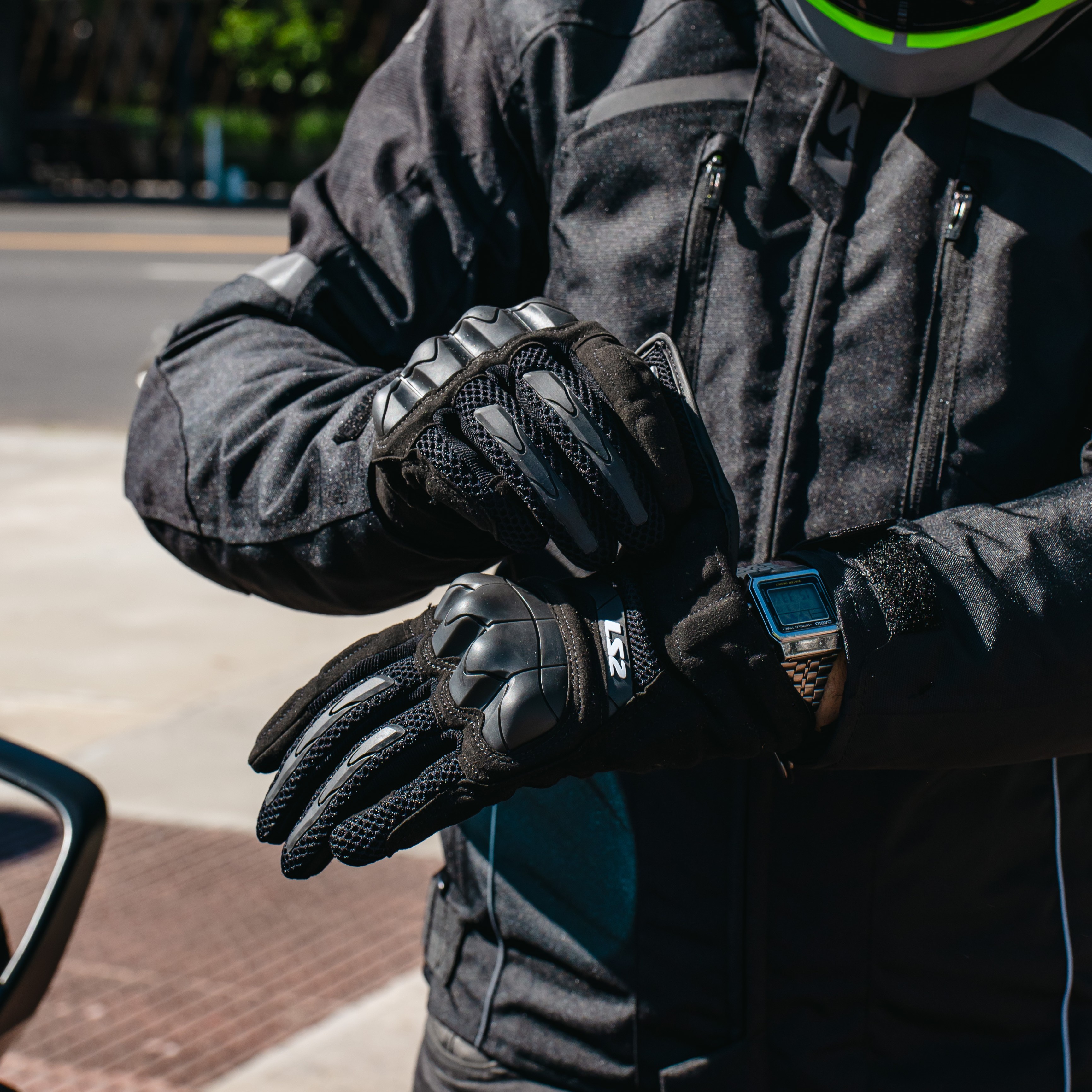 Guante Ls2 Kubra Hombre / Negro